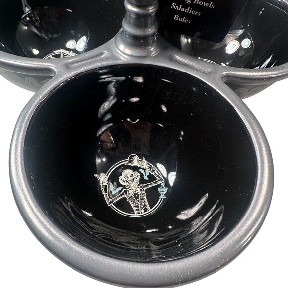 Disney Parks Haunted Mansion Serving Bowls Saladiers Gargoyle Candy Ceramic - Picture 3 of 16